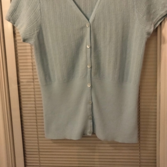Talbot short sleeve, button up cardigan. Petite/ S - Picture 2 of 5